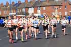 Womens under-17s 5k, 2025 Northern 12 and 6 Stage Road Relays and Junior 5k, Redcar. Photo: David T. Hewitson/Sports for All Pics